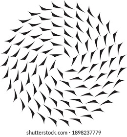 Vector illustration of Hypnosis Spiral Design Pattern 