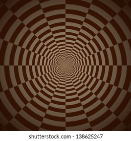 Vector illustration of hypnotic circles.