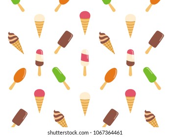 Vector illustration of ice cream.