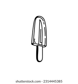 vector illustration of ice cream