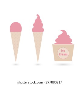 Vector Illustration of Ice Cream