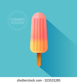 vector illustration of ice cream