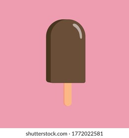 vector illustration with ice cream. colorful icon design