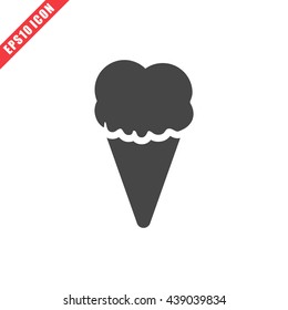 Vector illustration of ice cream icon