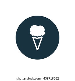 Vector illustration of ice cream icon