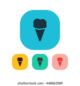 Vector illustration of ice cream icon