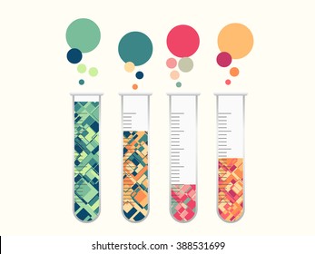 Vector illustration of icon beaker