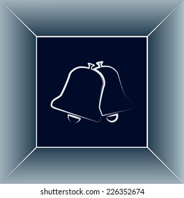 Vector illustration of icon bell