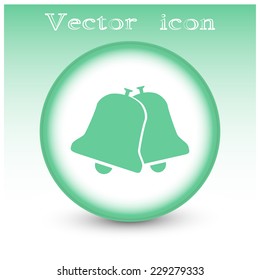 Vector illustration of icon bell 