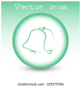 Vector illustration of icon bell 