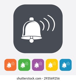 vector illustration of  icon bell