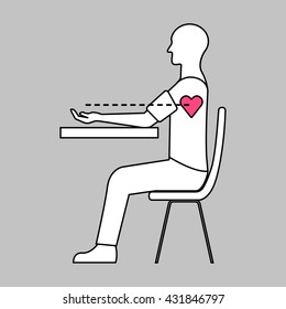 Vector Illustration Icon Blood Pressure Measurement