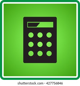 vector illustration icon calculator