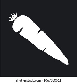 Vector illustration icon of a carrot