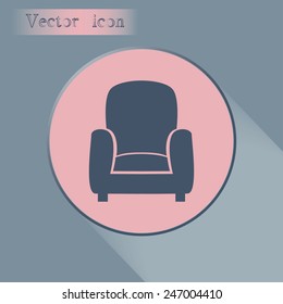 Vector illustration of icon chair