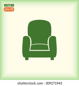 Vector illustration of icon chair