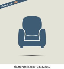 Vector illustration of icon chair