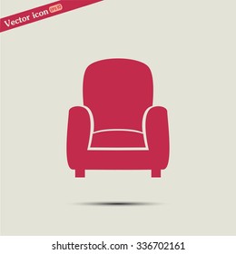 Vector illustration of icon chair