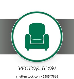 Vector illustration of icon chair