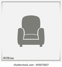 Vector illustration of icon chair