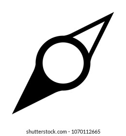 Vector illustration. Icon. Compass needle