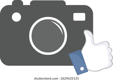 vector illustration icon concept like photo classic social media