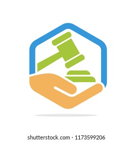vector illustration icon with the concept of managing auction