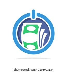 Vector illustration icon with the concept of support and control systems for financial business