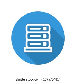 Vector illustration icon for data center