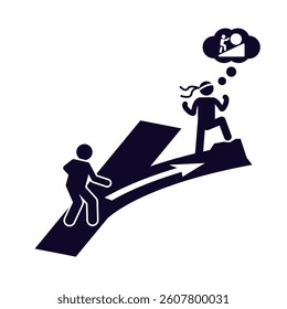 vector illustration icon design human in process