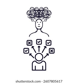 vector illustration icon design human confused