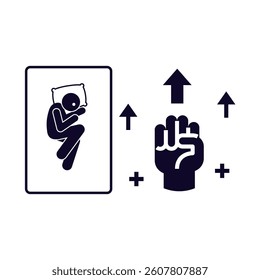 vector illustration icon design human sleeping