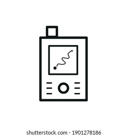 vector illustration of icon graphics for perfect directions for web, hikers, mountain apps, etc.