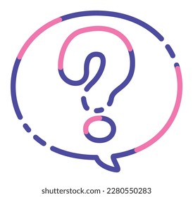 Icono de ilustración vectorial de una marca Hatena en el estilo de las líneas de dibujos animados_Iconos de símbolos de estilo de dibujos animados
