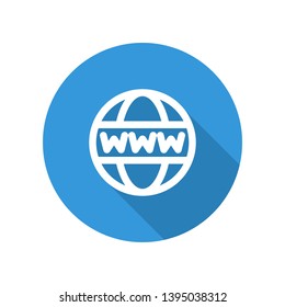 Vector illustration icon for internet domain