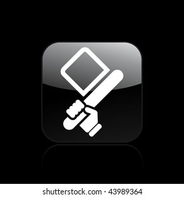 Vector illustration of icon isolated in a modern style, depicting a flag