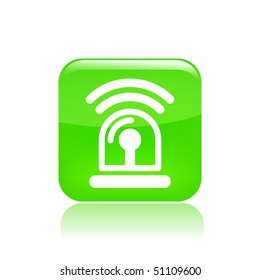 Vector illustration of icon isolated in a modern style, depicting the symbol "flashing"