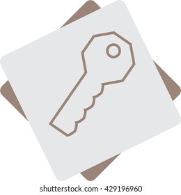 vector illustration icon key