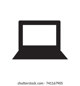 Vector Illustration Icon. Laptop Icon, Computer