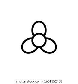 Icono de ilustración vectorial. Plantilla de diseño de línea