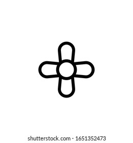 Icono de ilustración vectorial. Plantilla de diseño de línea