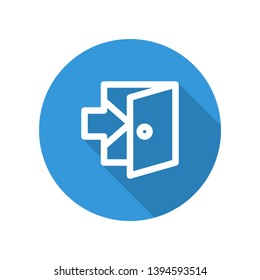 Vector illustration icon for login