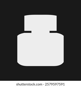 Vector illustration icon logo simple luxury perfume.