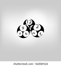 vector illustration of icon for Lotto balls