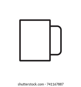 Vector Illustration Icon. Mug, Coffee Cup Icon