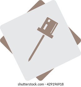 vector illustration icon pin