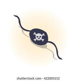 vector illustration icon pirate eyepatch