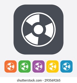vector illustration of icon radiation