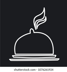 Vector illustration of a icon restaurant