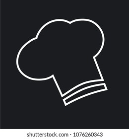 Vector illustration of a icon restaurant - chef's hat